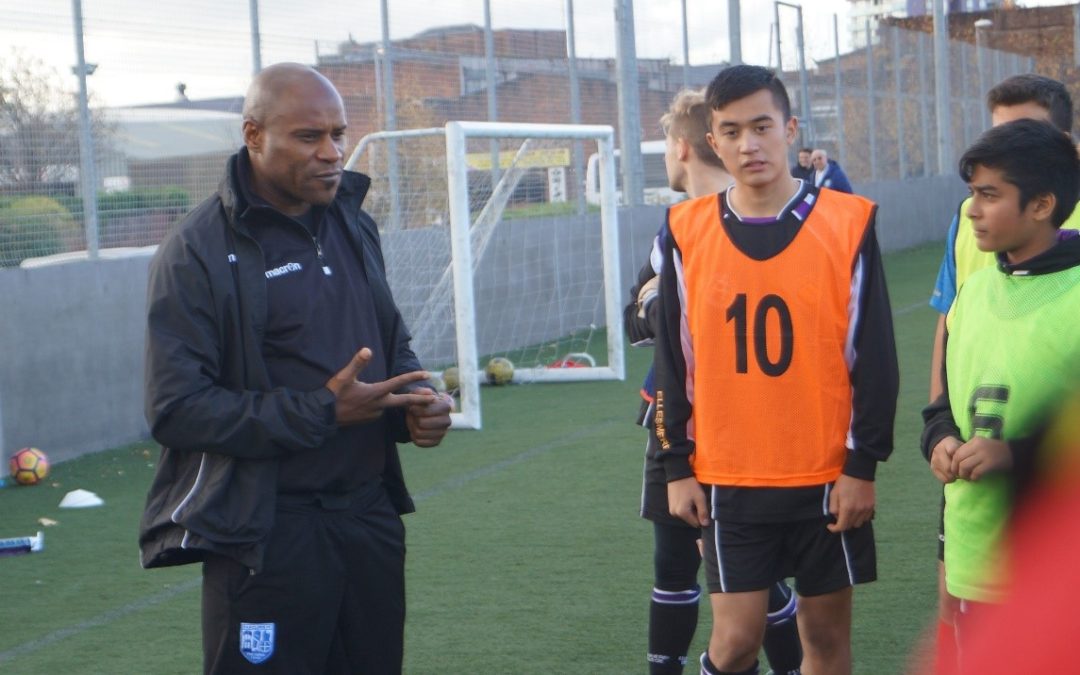 Frank Sinclair Provides Guest Football Coaching Session