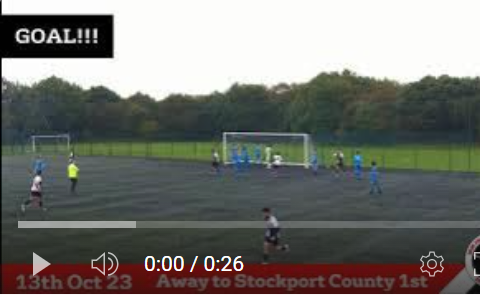 Match report: IHM Football Academy v Stockport County 1st
